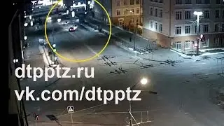 Врезался в столб