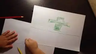 Рисуем машину вместе с братом