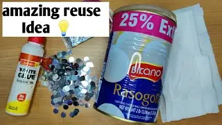 Tin Cans Craft Ideas | Best Rasgulla Cans Reuse Ideas | Diy Home Decor Ideas | Best Out Of Waste