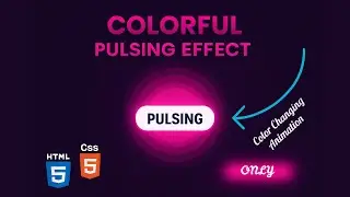 “Pulsing Button Effect | HTML & CSS Animation Tutorial”