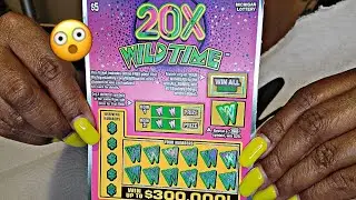 20X WILD TIME 🤑 MI LOTTERY SCRATCHOFF TICKET #MecMomments