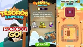 Tesoros Egipcios | Como desbloquear evento | Monopoly Go