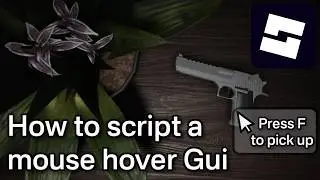 How to script a mouse hover GUI in Roblox Studio