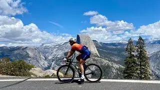 Cycling in Yosemite to Glacier Point