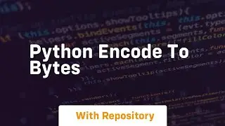 python encode to bytes