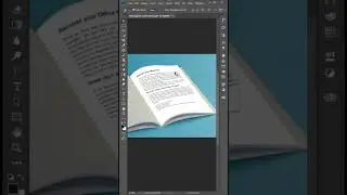 Create Mockup book in photoshop PSD. #Shorts