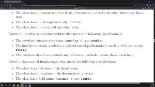 Interfaces Practice Problem 3