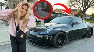 A Brokie Tried Breaking In To My 350z.. (Footage)