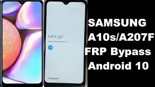 A10s A107f u8 frp android 10