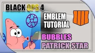COD BO4 Black Ops 4 Emblem Tutorial - Patrick Star Bubble Blowing