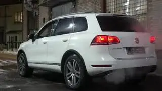 Спортивный выхлоп на Volkswagen Touareg 3.6 литра