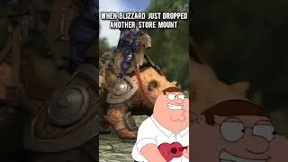 When blizzard just dropped another store mount 