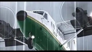 Twin Otter Landing Lukla in Bad Weather
