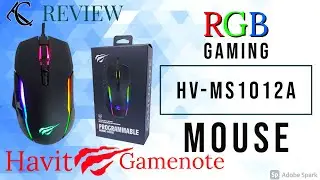 Review of Havit Gamenote HV MS1012A Programmable RGB Gaming Mouse