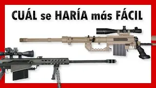 ¿CHEYTAC o BARRETT? Cuál es MÁS FÁCIL de HACER 【 ARMAS de MADERA 】