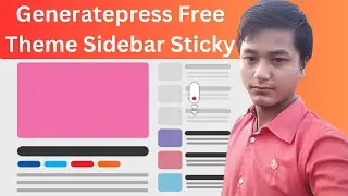 How to Create a Sticky Sidebar in WordPress | Generatepress Free Theme Sidebar Sticky