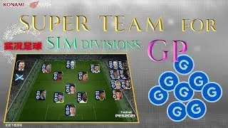 eFootball PES 2021 Mobile SUPER TEAM SIM divisions FOR GP