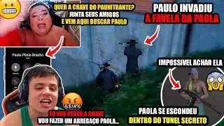 É GUERRA!😨🔥PAULINHO INVADIU A FAVELA DA PAOLA ATRÁS DA CHAVE DO PAUNITRANTE! GTA RP