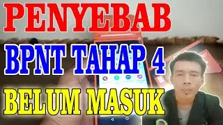 PENYEBAB SALDO BPNT TAHAP 4 BELUM MASUK-BPNT 2024