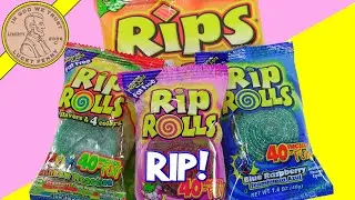 Rips Licorice Candy Strips   Blue Raspberry   Rainbow   Grape   Mango Chili