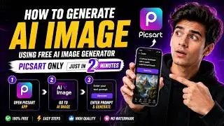 How to generate an image using free AI image generator Picsart only just in 2 minutes