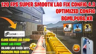 Bgmi Lag Fix Config 4.3🔥Ultra Smooth Lag Fix Pubg Lag Fix Config 4.3