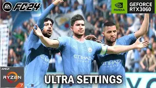 EA Sports FC 24 / FIFA24 : Manchester City vs Arsenal : Legendary AI : ULTRA GRAPHICS