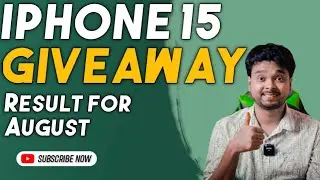 🔴LIVE Iphone 15 Giveaway Result For August 2024