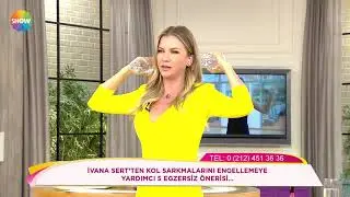 İvana Sert'ten kol sarkmalarını engellemeye yarayan egzersizler
