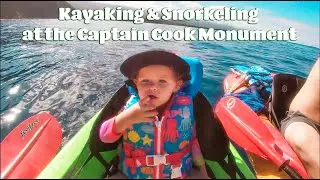 Kayaking with a Baby in the Ocean / Snorkeling at the Captain Cook Monument