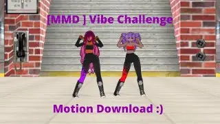 [MMD] Vibe Challenge [Motion Download]