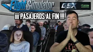 ¡POR FIN! Tenemos pasajeros animados en el interior de la cabina con este ADDON de MSFS