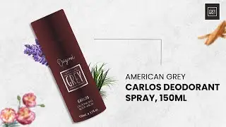 Exquisite & Sizzling Fragrance: Carlos Deodorant for Men | American Grey