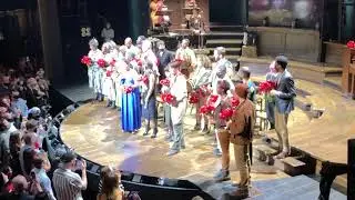 Hadestown Broadway Reopening Night - Curtain Call and We Raise Our Cups