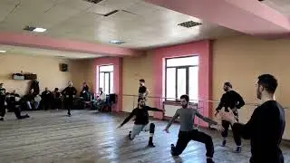 georgian dance kazbeguri, nartebi ensemble