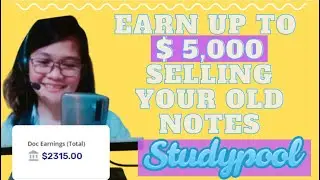 EARN $10 EVERY TIME YOU SELL YOUR OLD STUDY DOCS ||PASSIVE INCOME||Dessy M.