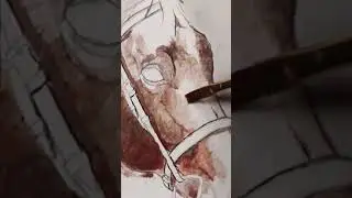 Hyper Realistic Time-lapse Drawing of a Horse😱😍 #shorts