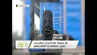 Regional TV News: Lava Rock Sculpture