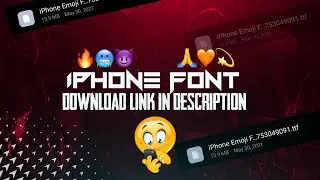 How To iphone Emoji Font | iphone Emoji In Android phone | ios Emoji Font (Quick & Easy) 🔥