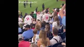 Multiple Climate change protesters have stormed onto the field during congressional baseball game!