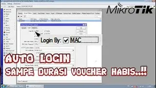 setting Mikrotik login by mac auto login voucher wifi berdasarkan mac address perangkat