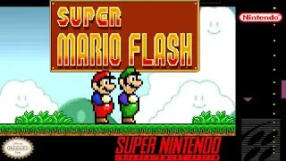 Super Mario Flash: SMW Hack Version [SNES]