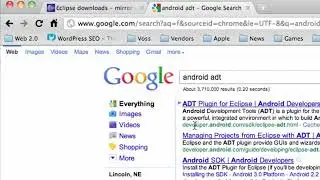 Android Application Development Tutorial   2   Installing Eclipse and Setting up the ADT