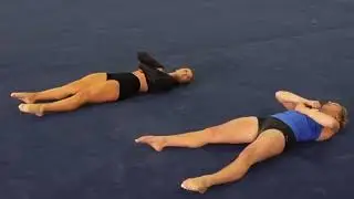 Gymnasts laid out!