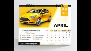 How to create a Desk Calendar in Corel draw