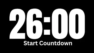 26 Minute Timer │ Countdown Timer for 26 Minutes │ Silent Timer