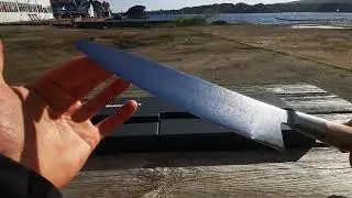 Обзор ножа Suncraft Twisted Octagon Chef 200mm