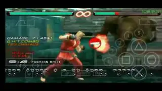 PAUL 200 DAMAGE DEATH COMBO TEKKEN 6 PSP