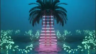 Футаж №321 Две пальмы