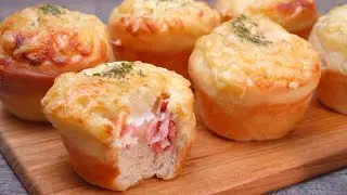 [No music] How to make cute onion bread [Recipe] [Bread making]